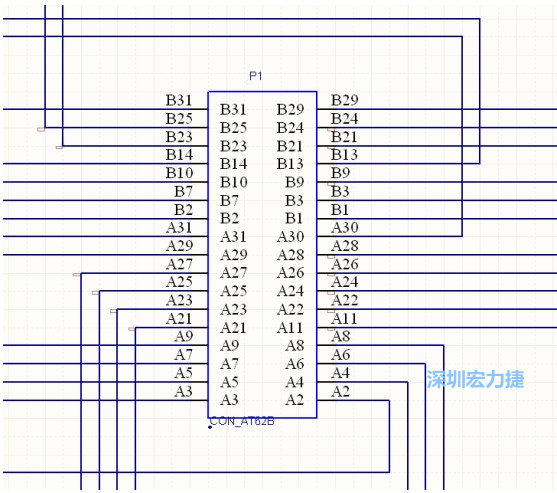 雙擊 1.SchDoc，文件可以被正常打開，下圖是其中的一部分：