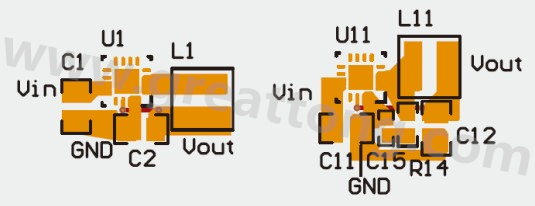 輸出電容與 VOS 接腳穩(wěn)壓良好的 PCB 設置及路徑