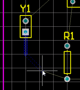  圖26 手動布線檢查文檔工作區(qū)底部的層標(biāo)簽。